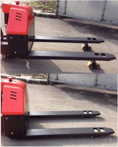 منظر جانبي لرافعة البالتات الكهربائية SMITH 1500 kg 200mm