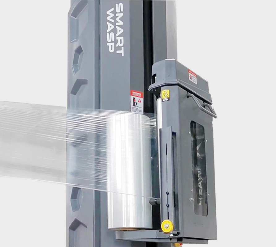 ماكينة تغليف البالتات الأوتوماتيكية SMARTWRAP X10 3000kg توفير الفيلم